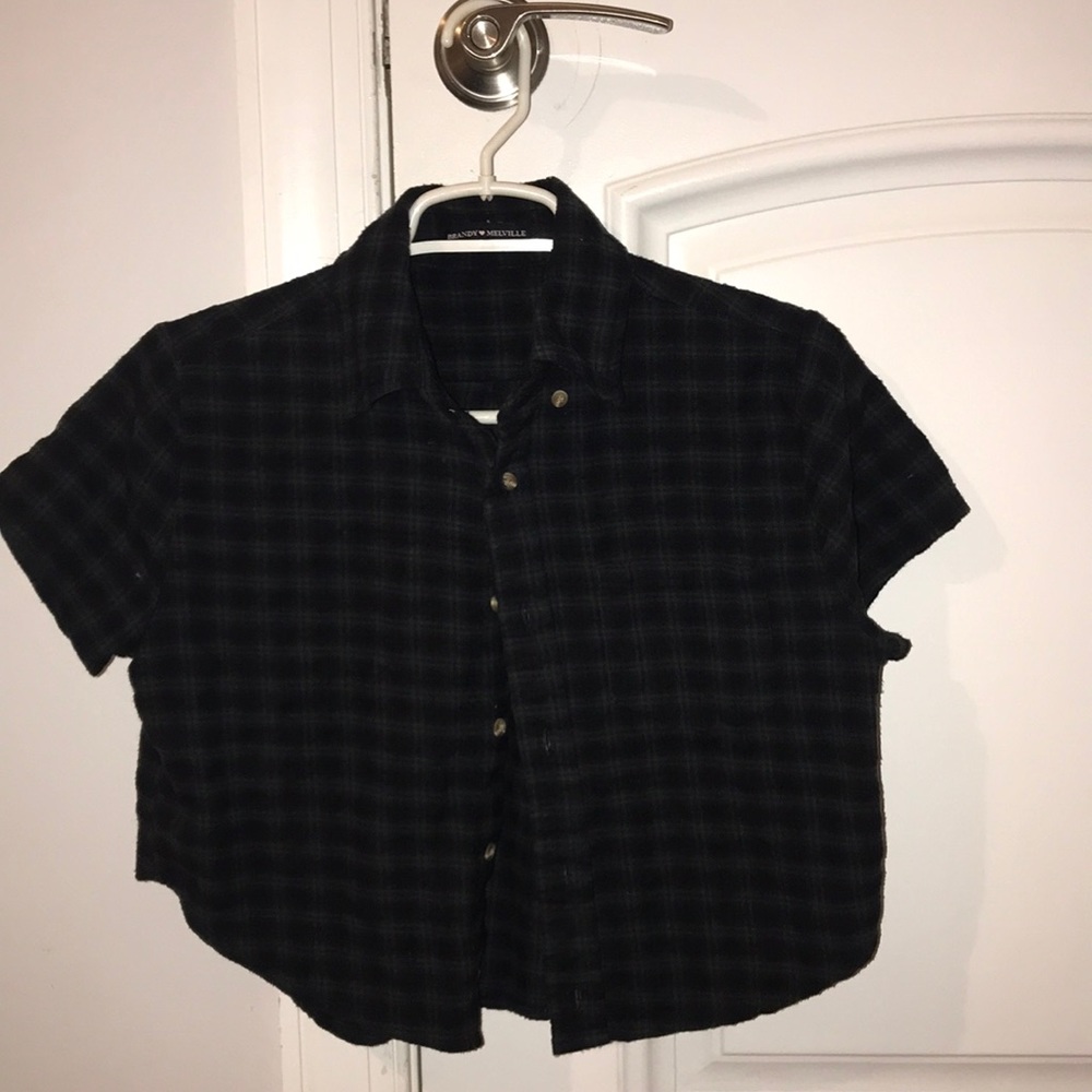 Brandy melville cropped  shirt-PRICE DROP 1 HOUR!!